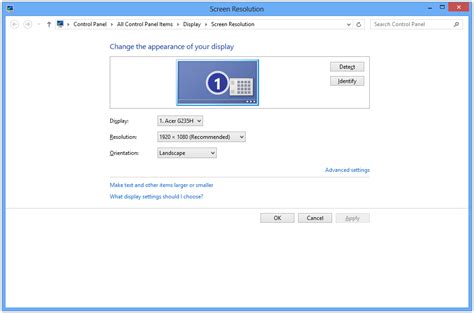 Image result for How to Customize Screen Resolution in Windows 8.1