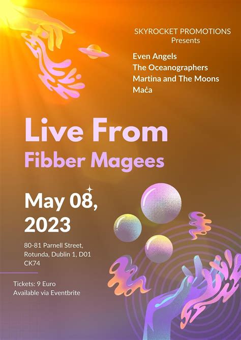 Even Angels - The Oceanographers - Martina and The Moons - Maca, Fibber ...