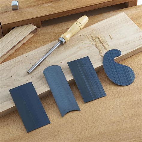 Buy HERMIT TOOLS Cabinet Scraper Burnisher with 4 Piece Multi-Shaped ...