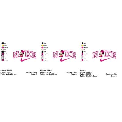 Baby Mickey Mouse And Logo Sports Embroidery Design 3 Sizes