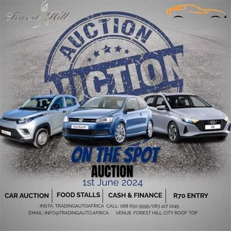 On The Go Auction , Forest Hill Shopping Mall, Centurion, 1 June 2024 ...