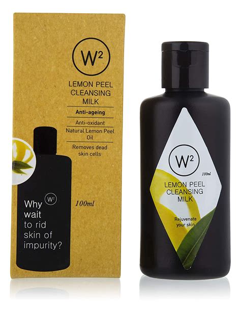 Buy W2 Why wait Lemon Peel Cleansing Milk | Purifying Removes Dead Skin ...