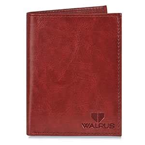 Walrus Nature Friendly Red Vegan Leather Card Holder | 6 Card Pockets ...