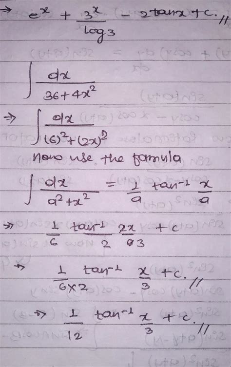 Please me calculate the indefinite integral - Brainly.in