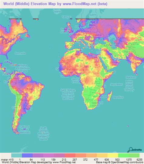 3D Elevation World Map 的图像结果
