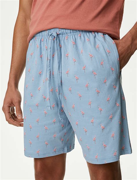 Buy Pure Cotton Flamingo Print Pyjama Set at Marks & Spencer