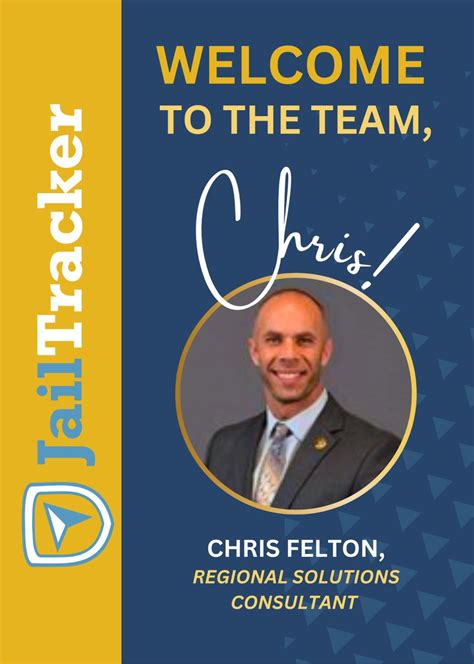 👋 Welcome to the Team, Chris! | JailTracker