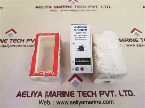 Electromatic S-system S 122 156 724 Module Timer 20-28 Vdc – Aeliya ...