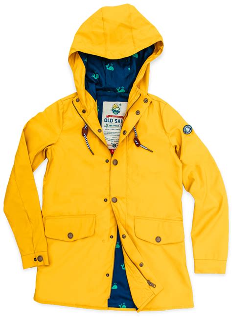 Old Salt Raincoat in Yellow - Men's - Kiel James Patrick