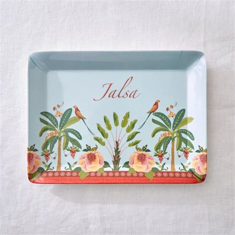 Buy Jalsa Stylin Set of 2 Melamine Printed Serving Trays from Home ...