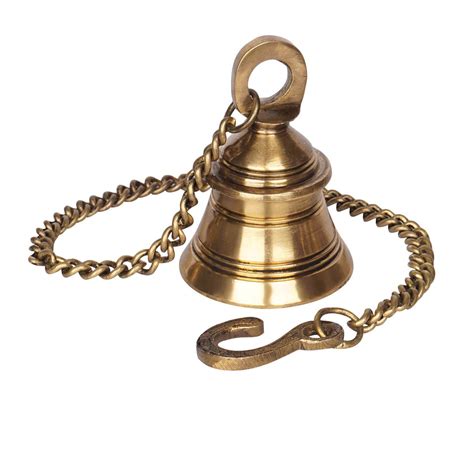 Puja N Pujari Brass Hanging Bell for Puja Room and Temple : Amazon.in ...