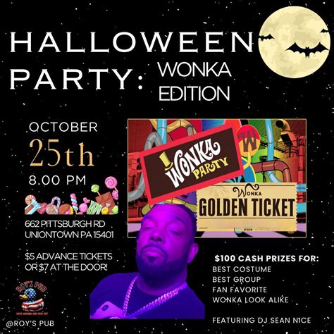 Roy’s Pub -Wonka Halloween Party, Downtown Uniontown, 25 October 2025 ...