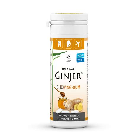 GINJER® ginger chewing gum – Honey - Ginjer