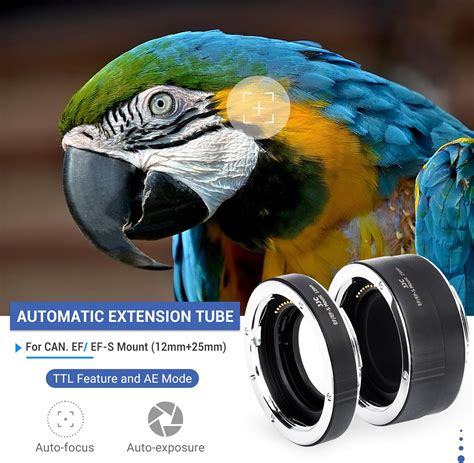 JJC EF EF-S Mount Auto Focus Macro Extension Tube India | Ubuy