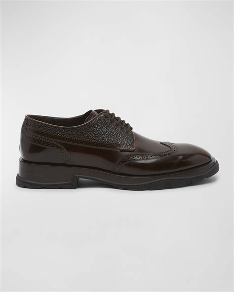 Allen Edmonds Men's William Wingtip Leather Derby Shoes | Neiman Marcus