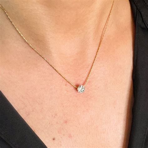Elara ~ Solitaire Necklace – Anokhi India