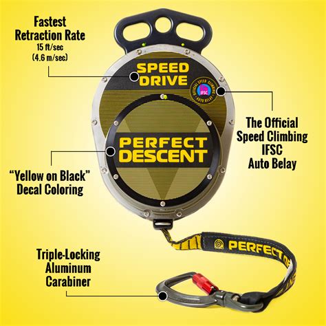 PERFECT DESCENT SPEED DRIVE AUTO BELAY – Stepin Adventure