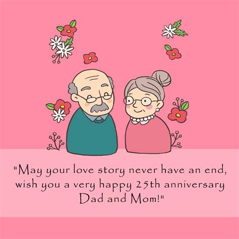 25th anniversary quotes and wishes 90 heartfelt messages to celebrate ...
