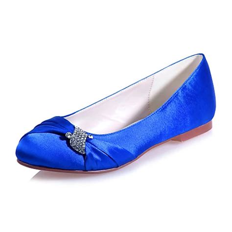 Women's White Satin Ballet Flats – Elegant Wedding Shoes with ...