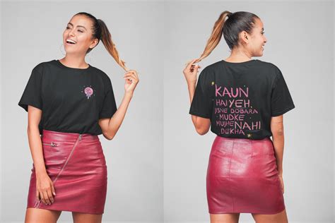 Eye Candy - Oversized Bold Edit T-shirt – Bollywoo