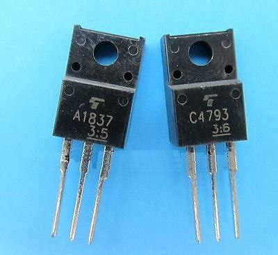 A1837 and C4793 PNP Transistor Pair (1 Pair- One A1837 and One C4793 ...