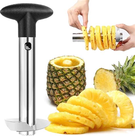 Amazon.com: PuraVista Pineapple Corer Cutter - Stainless Steel Fruit ...