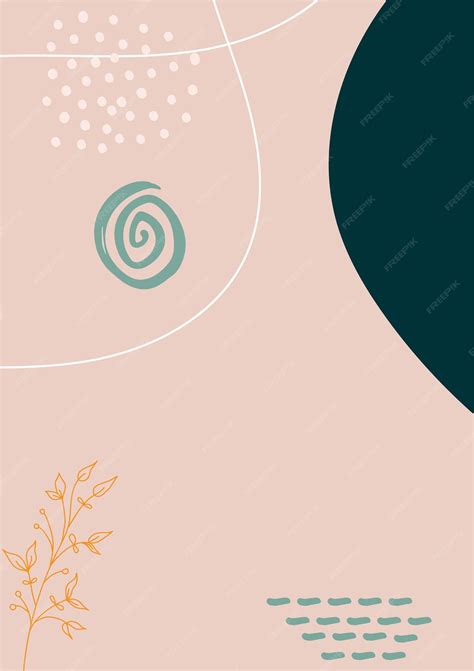Premium Vector | Aesthetic abstract background