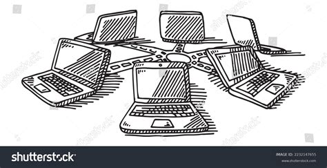 Simple Computer Net Drawing Transparent 的图像结果