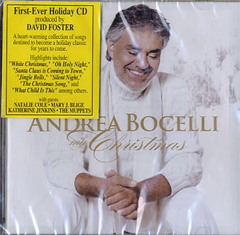 Andrea Bocelli My Christmas - Sealed Philippino CD album (CDLP) (618217)