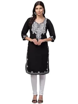 Buy TREND LEVEL Women's Winter wear Latest Desiner Kurtas Aari Work ...
