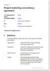 Project Marketing Consultancy Agreement