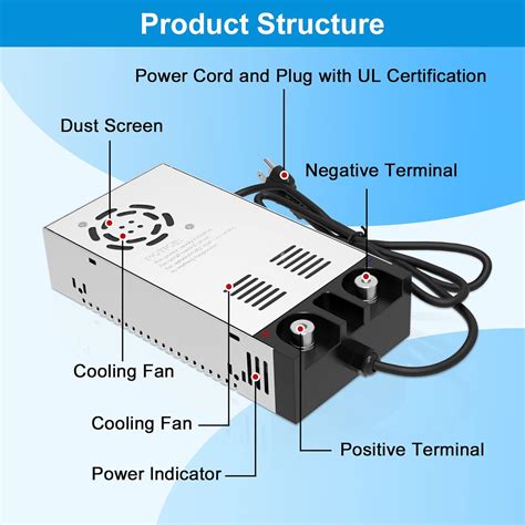 IMAYCC AC to DC Converter - 110V to 12V Power India | Ubuy
