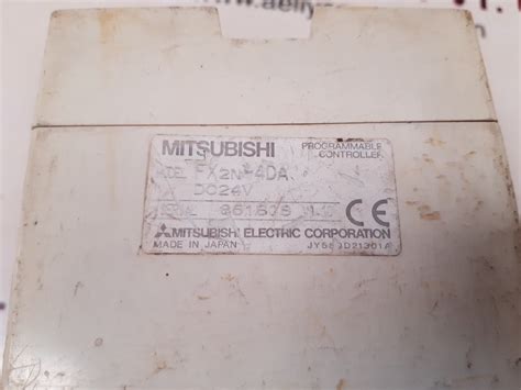 Mitsubishi fx2n-4da programmable controller dc24v – Aeliya Marine Tech