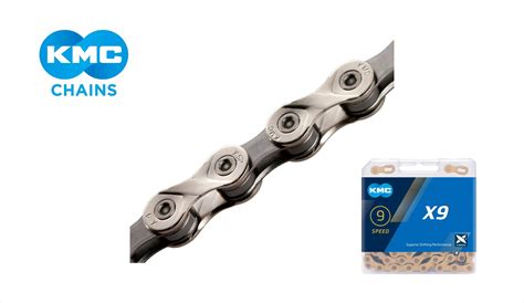 KMC X9 Speed Chain (Silver/Grey) | Cycling Gears Hub