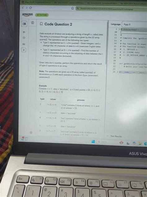 Amazon OA | August 2025 | Segment Tree | String Update | Kumar K - Desi QnA