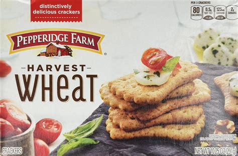 Amazon.com: Pepperidge Farm Harvest Wheat Distinctive Crackers 10.25 oz ...