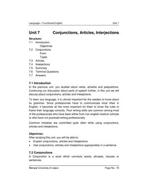 Unit 6-Verbs, Adverbs, Prepositions - Unit 6 Verbs, Adverbs ...