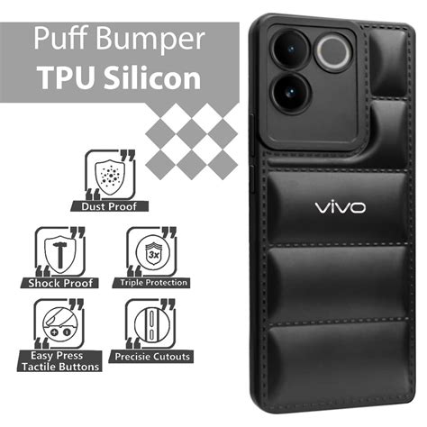 VIVO T2 PRO 5G THE PUFFER EDITION SOFT MATERIAL DOWN JACKET PHONE CASE ...