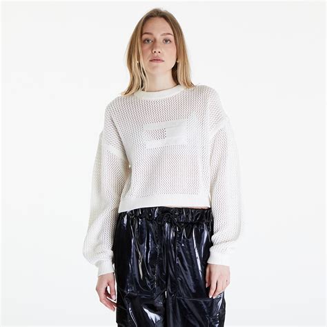Sweaters Tommy Jeans Open Stitch Flag Sweater Ancient White (DW0DW17755 ...
