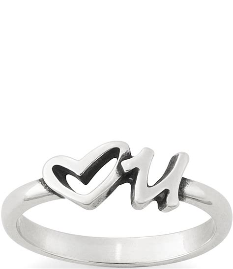 James Avery Sterling Silver Forever And Always Heart Ring Dillard's ...