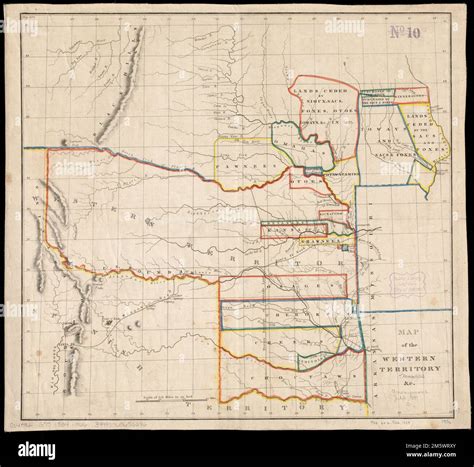 Map of the Western Territory &c. Covers lands in the Great Plains ...