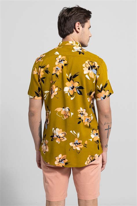 Garden Viola Flaxen Yellow Shirt – SNITCH