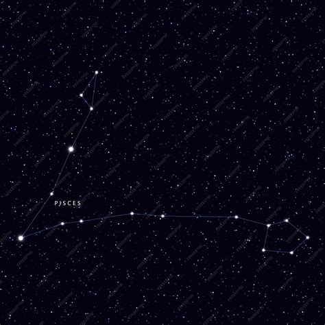 Premium Vector | Sky Map with the name of the stars and constellations ...