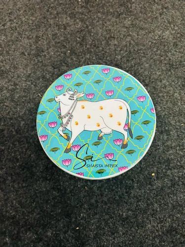 Metal Pichwai Gift Box - Metal Pichwai Box Manufacturer from Moradabad