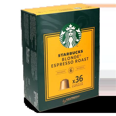 Starbucks | Blonde Espresso Roast - 36 capsules Starbucks® by Nespresso®