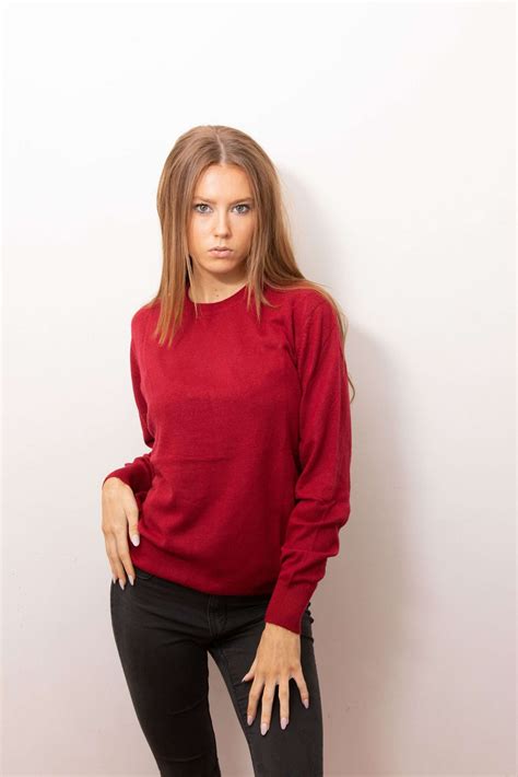 Red Cashmere Sweater