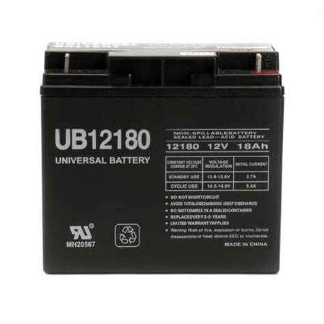 UPG Absolute General Purpose Deep Cycle AGM Rechargeable Sealed Lead ...