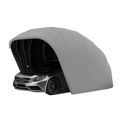 Stainless Steel Grey Carport, Foldable Retractable Car Awning, Semi ...