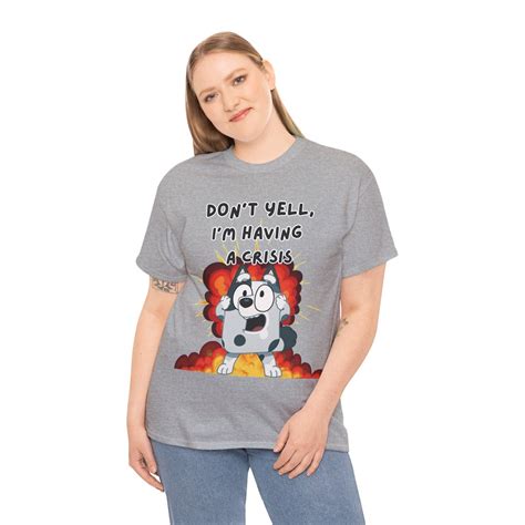 Muffin Dont Yell, Im Having a Crisis Funny Cute, Unisex Heavy Cotton ...