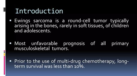 Ewing’s sarcoma | PPTX